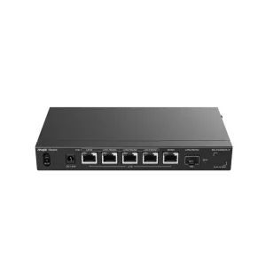 Reyee 5-Port (4 PoE/PoE+) 2.5G Cloud Managed Router, 1 x 10G Port RG-EG406XS-P